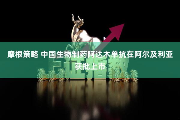 摩根策略 中国生物制药阿达木单抗在阿尔及利亚获批上市