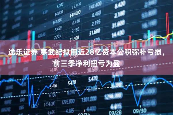 途乐证券 寒武纪拟用近28亿资本公积弥补亏损，前三季净利扭亏为盈